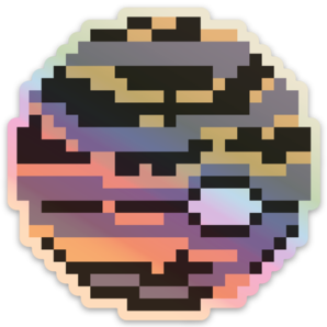 Jupiter Overloaded #101 Blitmap: Sticker (Holographic)